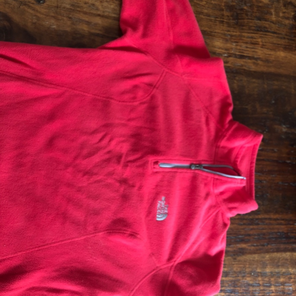 Pink Northface zip